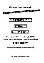 Fish Tank - Caseys, Canterbury, Kent 15.11.11